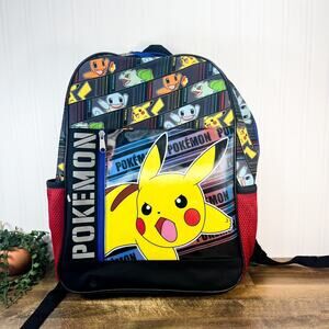 Pokemon Pikachu 17"‎ Laptop Backpack Book Bag Unused No Tag Pokemon Bag